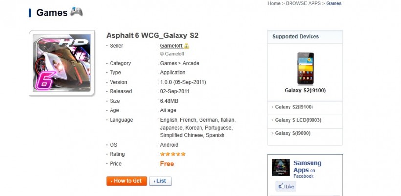 Freebie: Asphalt 6 HD for the Samsung Galaxy S2 - TheUnlockr