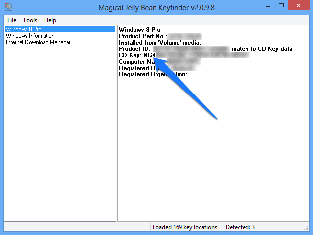 cd key finder windows 10