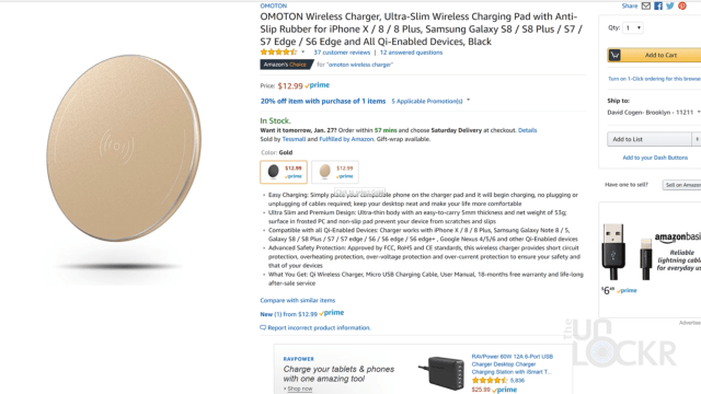Gold Color for Metallica Qi Charing Disk