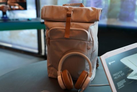 Helios 300 Gold and White Edition Bag and Headphones