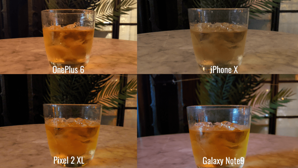 Note9 vs iPhone X vs Pixel 2 Xl vs OnePlus 6