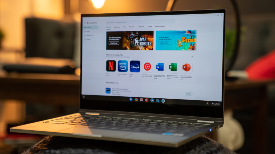 Play Store on a Chromebook